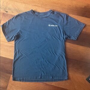 Ariat Dark Blue Crew Neck Tee YL